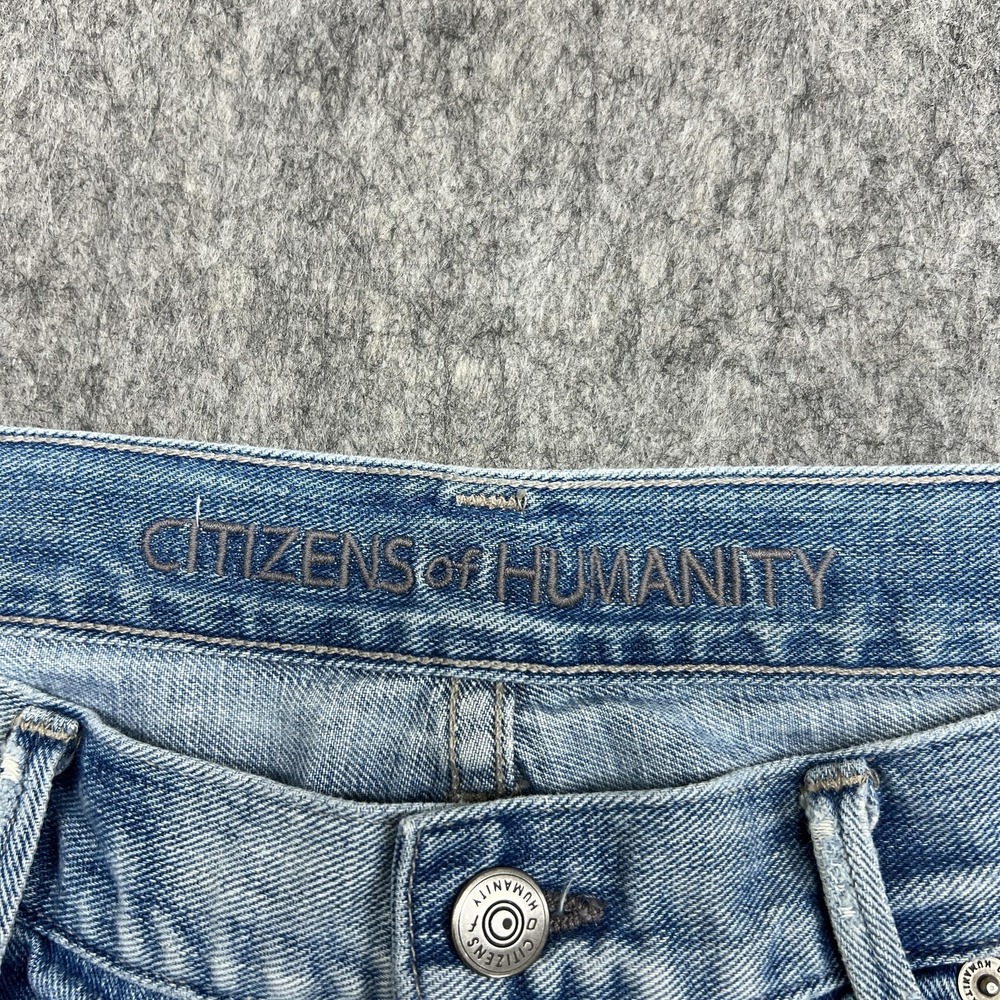 Citizens Of Humanity Emerson Jeans Womens 28 Blue Slim Boyfriend Distressed - Picture 3 of 16
